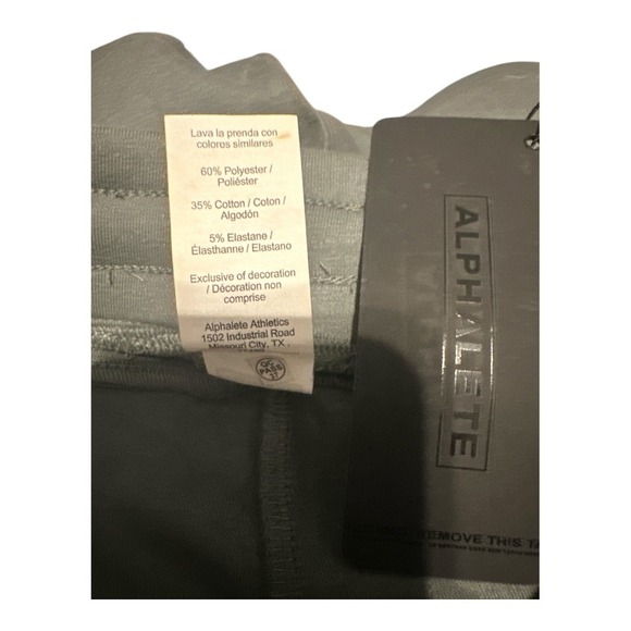 Alphalete Womens Green Essential Core Shorts, XS - Picture 9 of 9